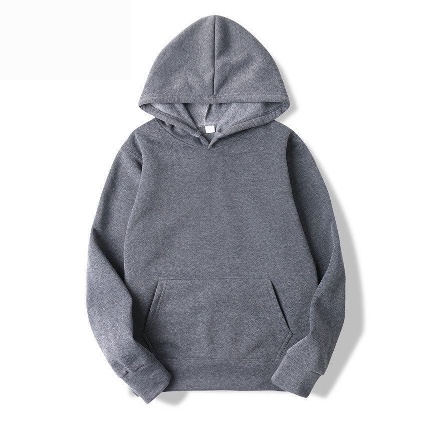 Mens And Womens Hooded Long-Sleeve Pocket Pullover Sweater To Map Customization