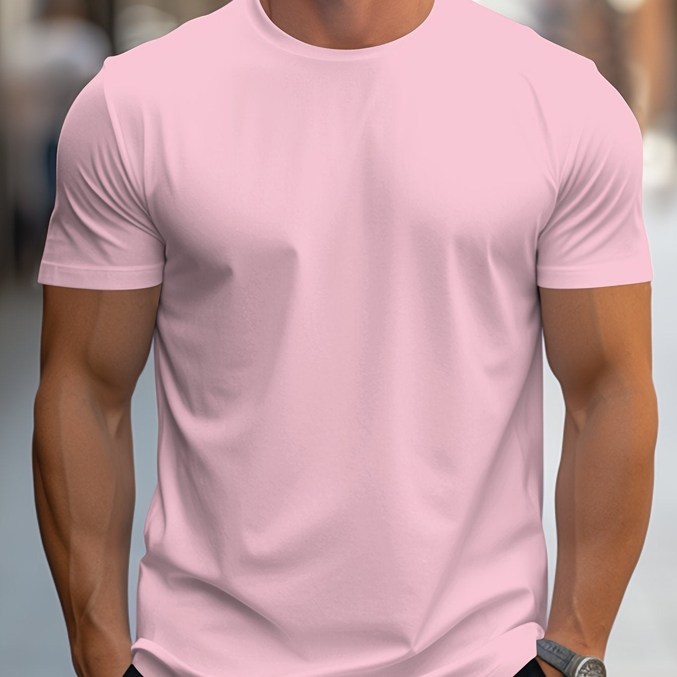 American T-shirt Printing Retro Short Sleeve Men